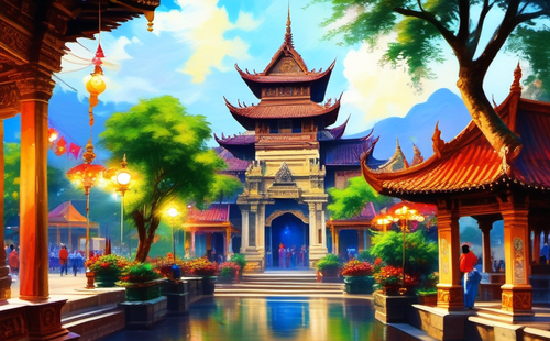 Where is the Water Festival Square in Xishuangbanna?