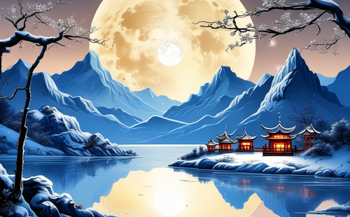 What is the special significance of the moon on Lantern Festival?