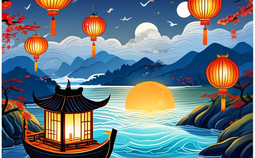 What delicious foods are associated with the Lantern Festival?